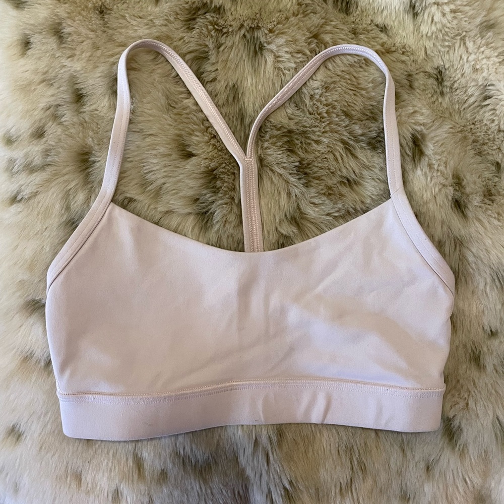 Light pink Lululemon sports bra size 4